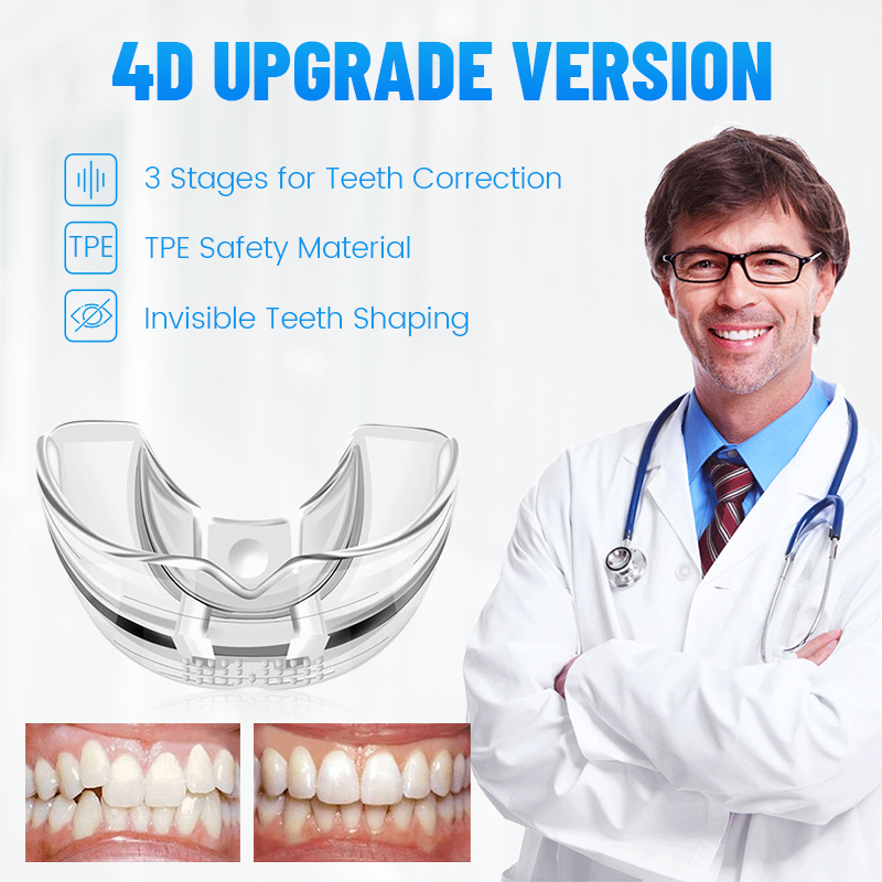 Teeth Whitening Mouth Guard - 3 Stages Dental Orthodontic Braces Teeth