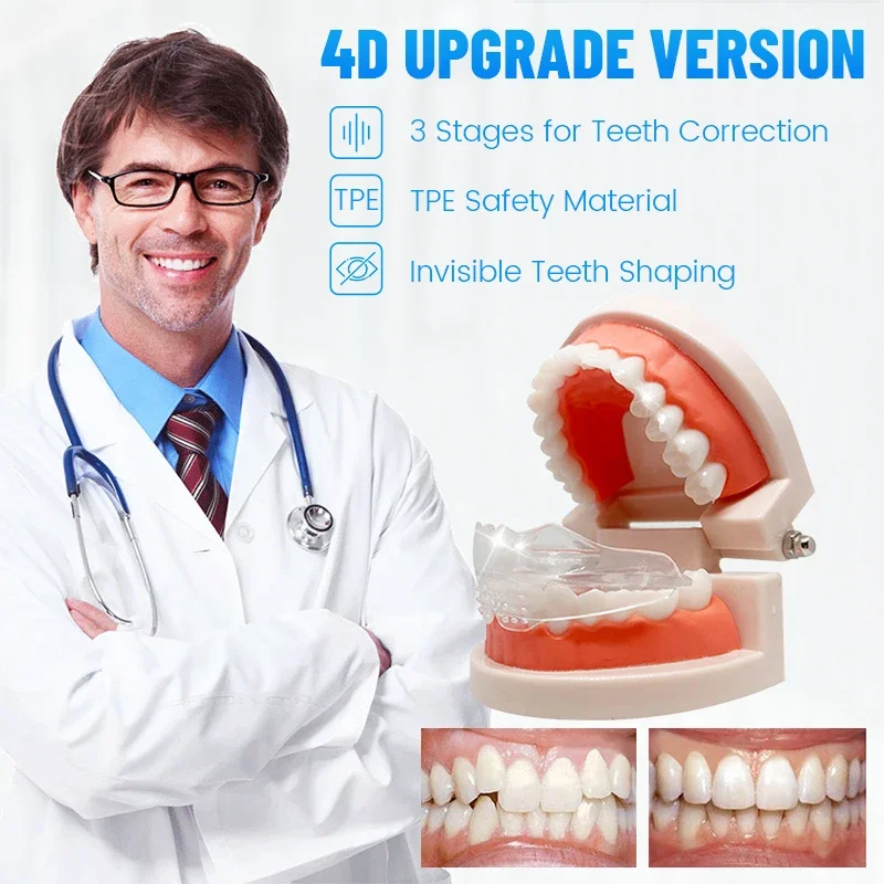 Teeth Whitening Mouth Guard - 3 Stages Dental Orthodontic Braces Teeth