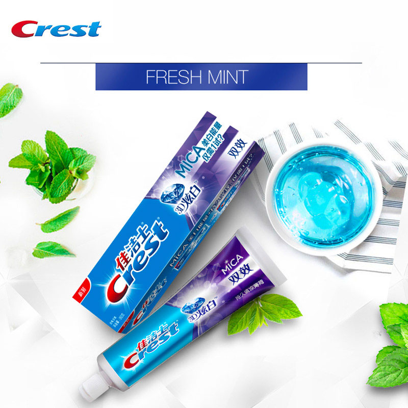 Teeth Whitening Paste - Crest 3D MICA Toothpaste Fluoride Teeth