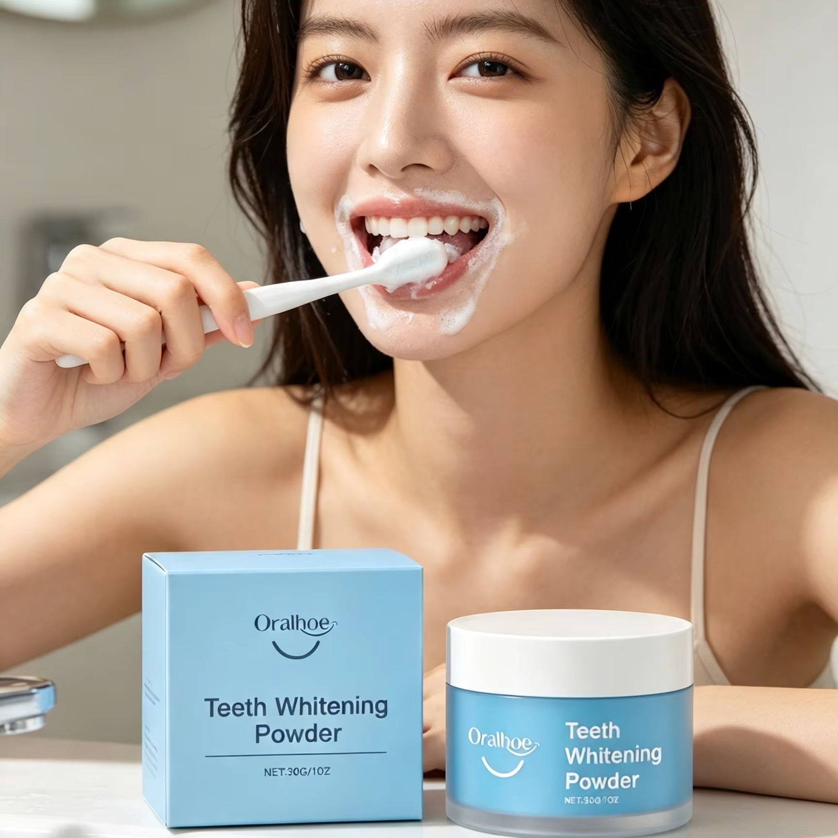 Teeth Whitening China - Oralhoe Tooth Powder for Brushing Teeth