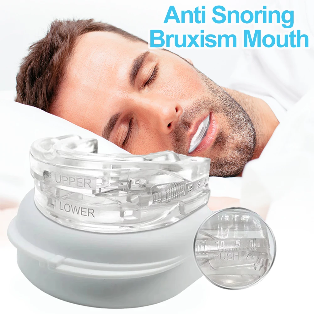 Teeth Whitening Mouth Guard - Anti-Snoring Mouth Guard, Adjustable Mouthpiece -