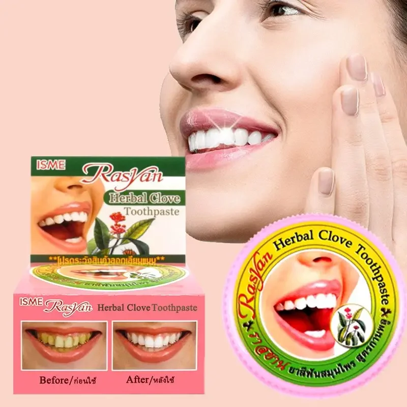 Teeth Whitening China - Thai Clove/coconut Tooth Powder Rasyan Removal