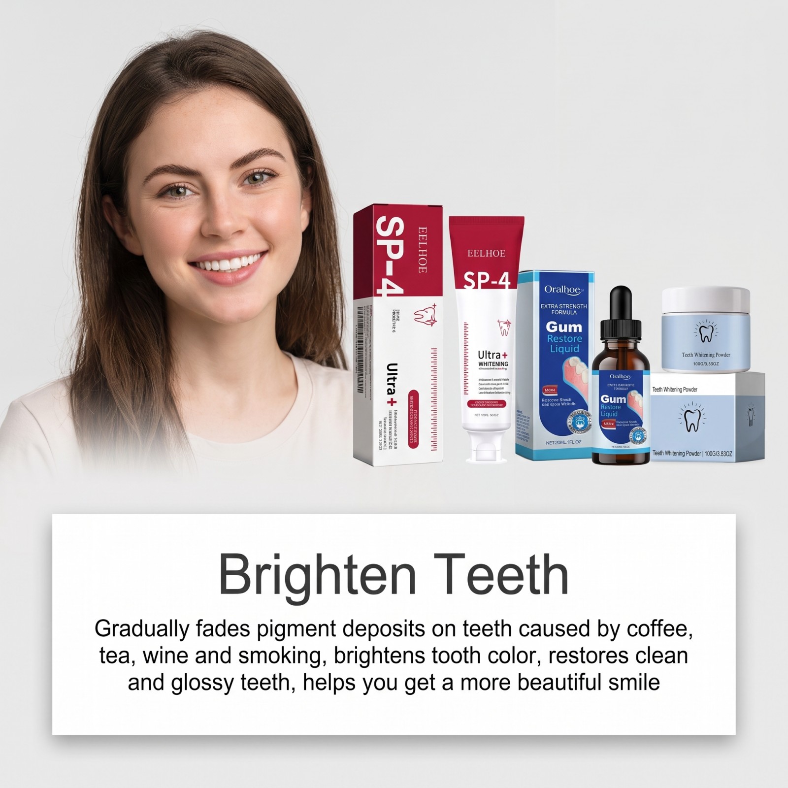 Oral Care Combo Set Whitening  - Teeth Whitening Paste review and price