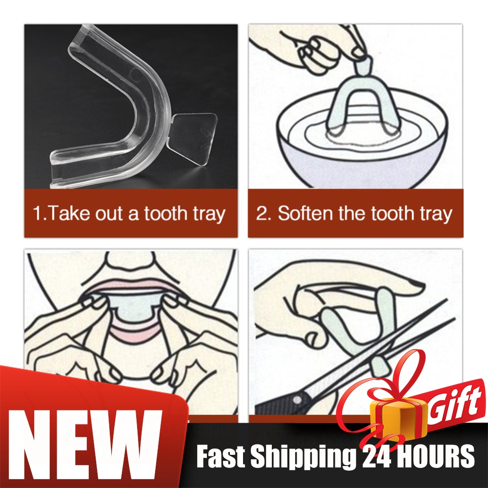 2/4pcs Soft Tooth Orthodontic  - Teeth Whitening Mouth Guard review and price
