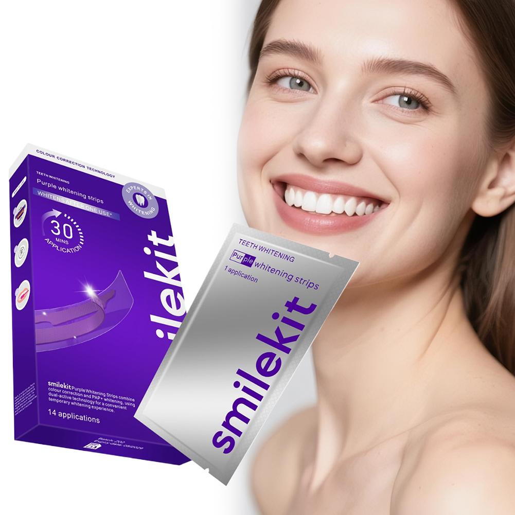 Smilekit Teeth Whitening Stri - Teeth Whitening Strips Permanent review and price