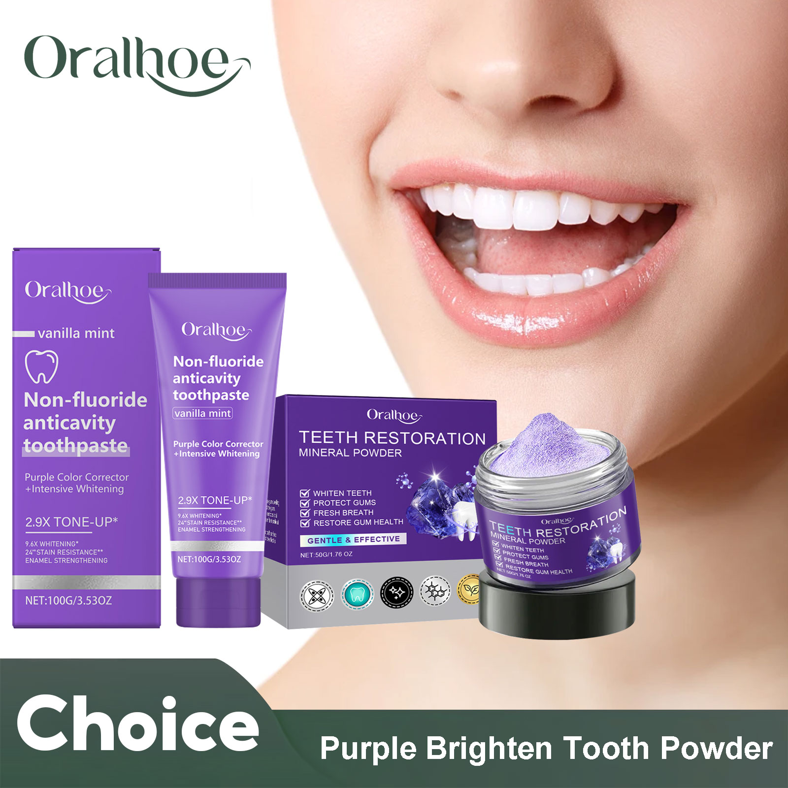 Teeth Restoration Mineral Powd - Teeth Whitening Paste review and price