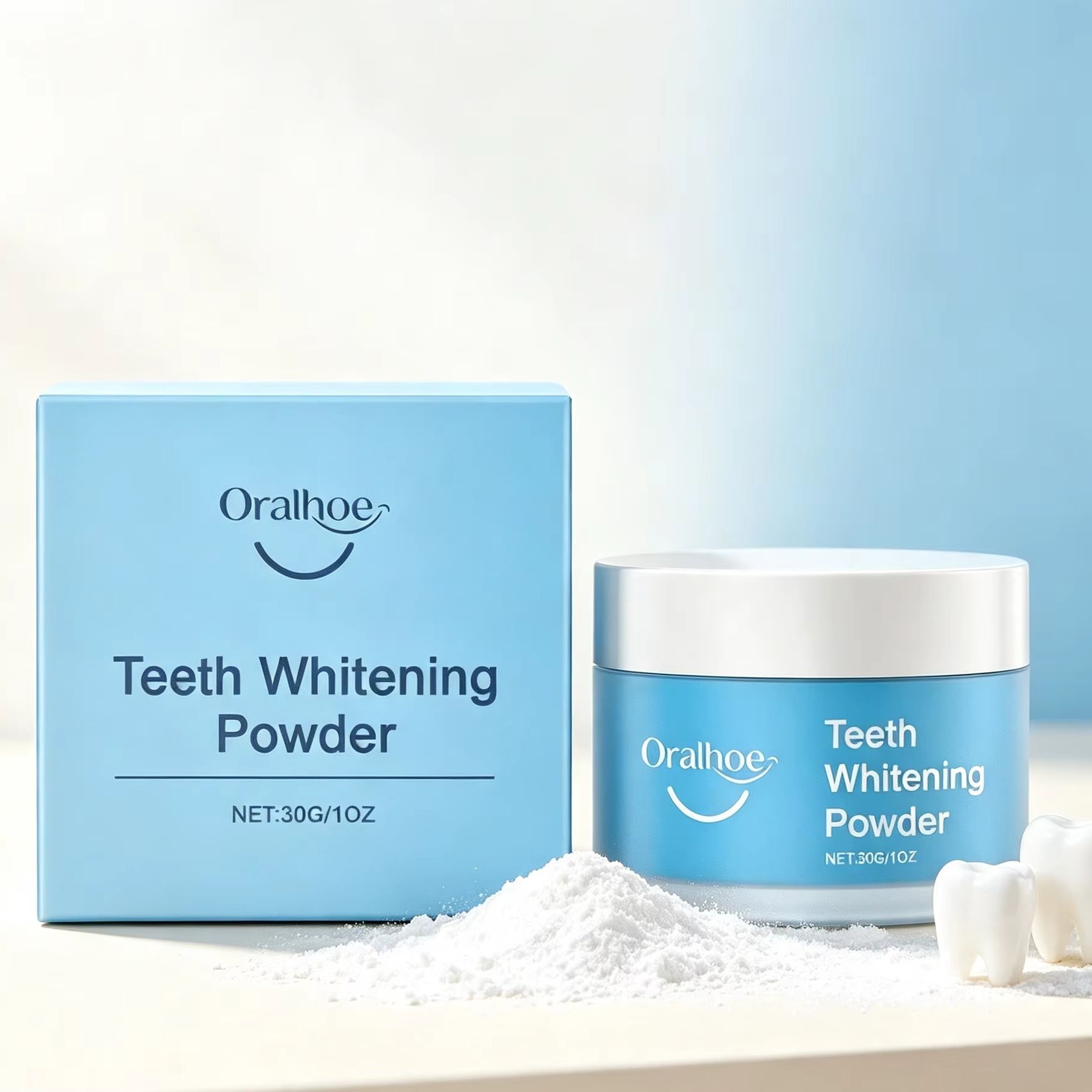 Oralhoe Tooth Powder for Brush - Teeth Whitening China review and price