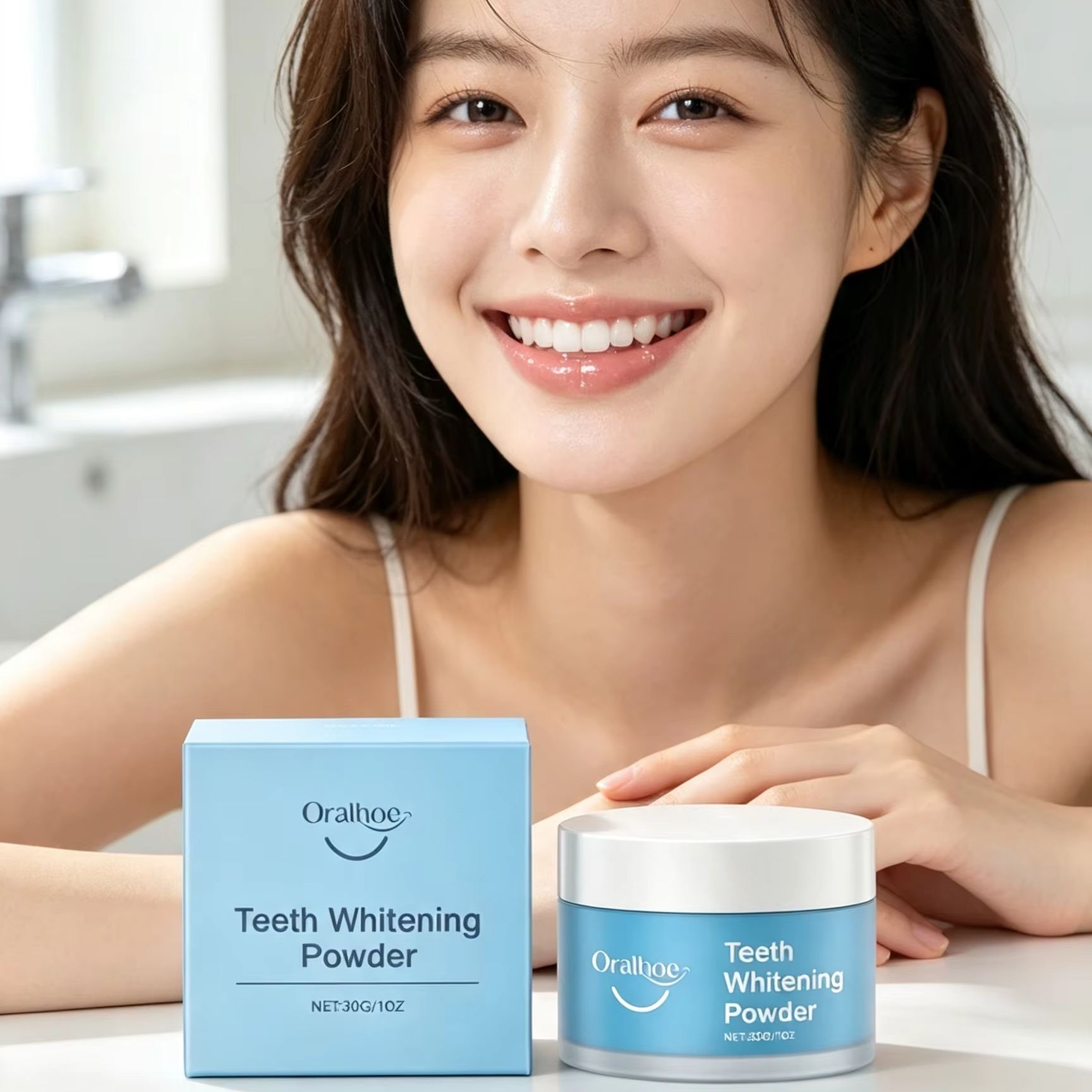 Oralhoe Tooth Powder for Brush - Teeth Whitening China review and price