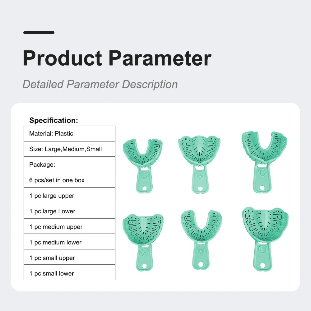 6pcs Dental Implant Tray Green - Teeth Whitening Trays review and price