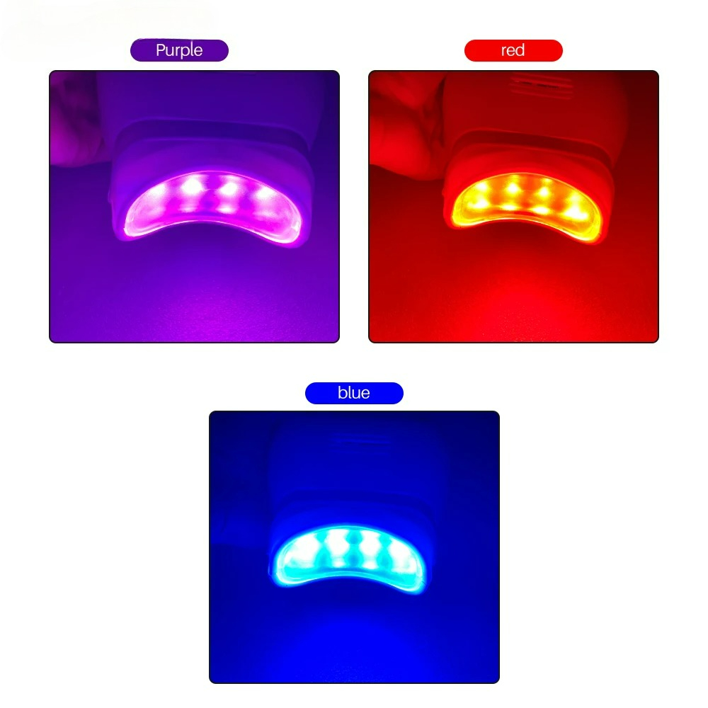 Adjustable 3 Colors LED Teeth  - Teeth Whitening China review and price