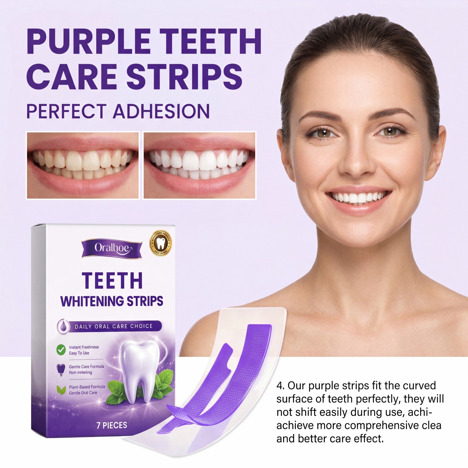 Purple Teeth Whitening Strips  - Teeth Whitening Strips Permanent review and price