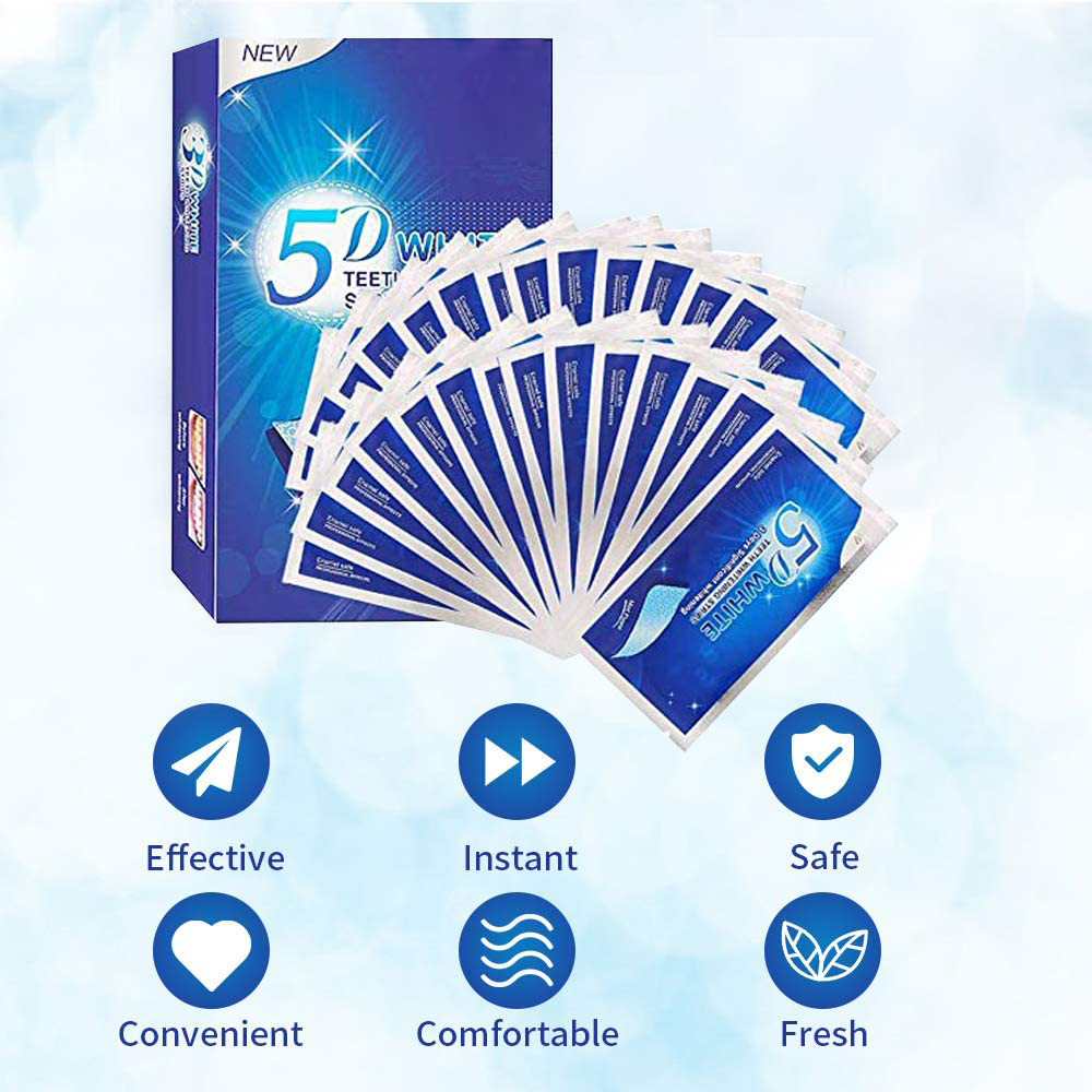 5D White Teeth Whitening Strip - Teeth Whitening Paste review and price