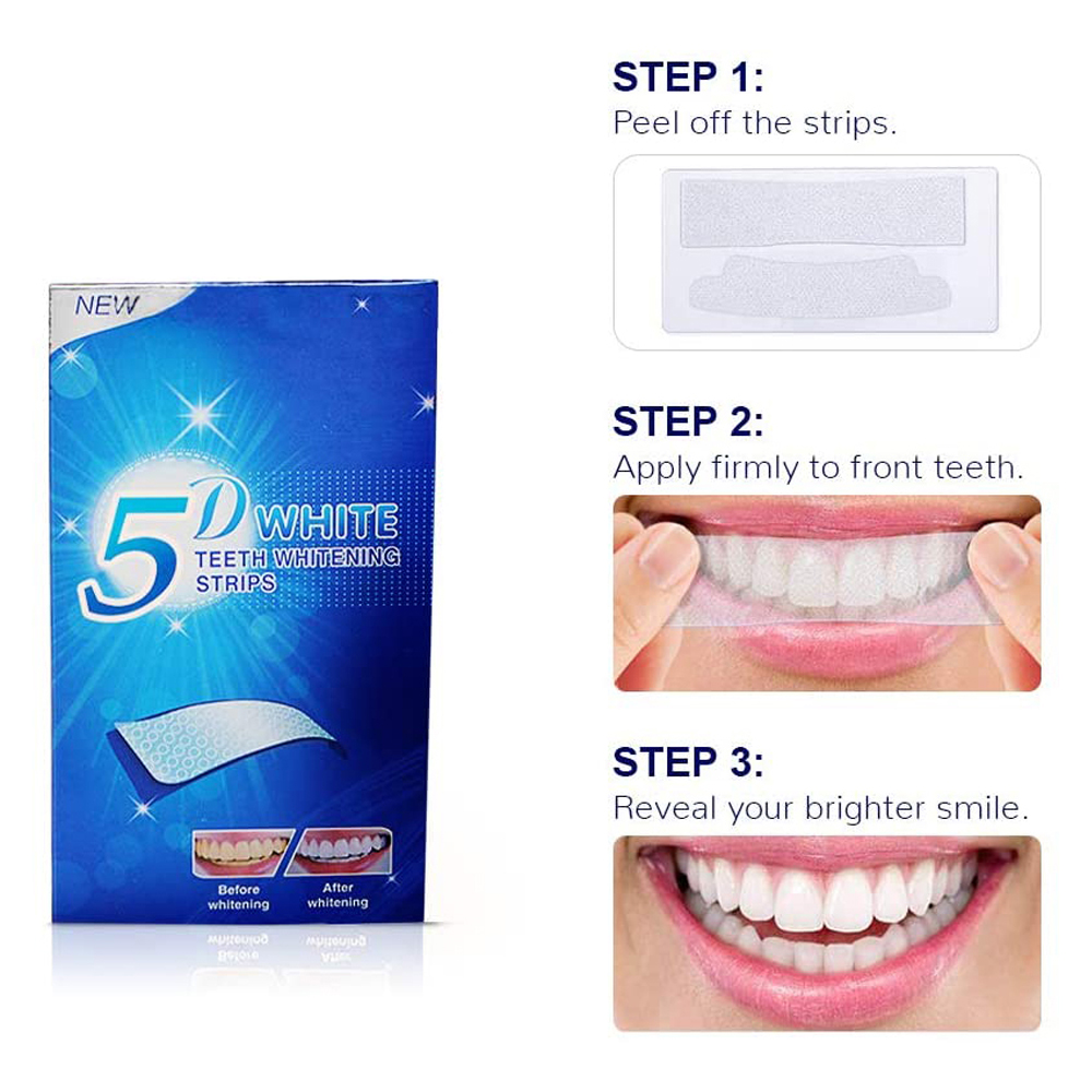 5D White Teeth Whitening Strip - Teeth Whitening Paste review and price