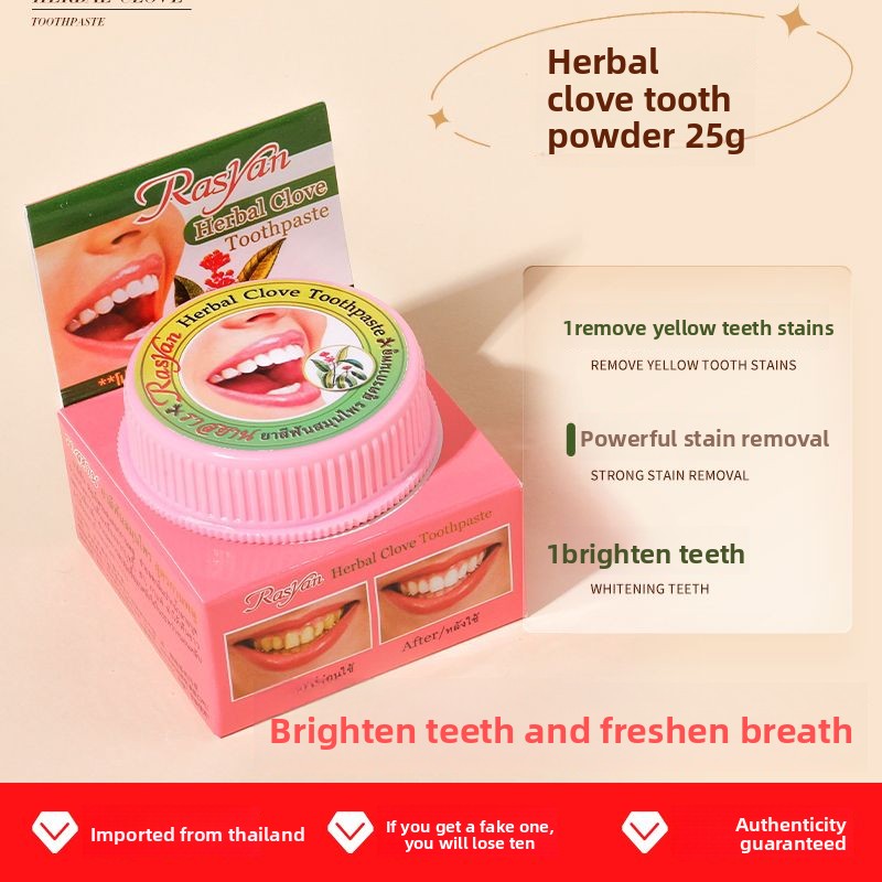 Thai Clove/coconut Tooth Powde - Teeth Whitening China review and price